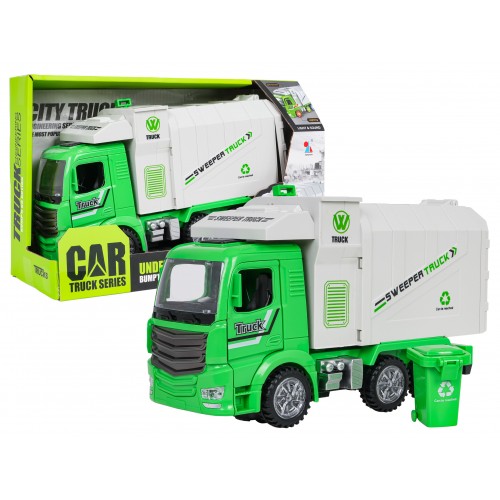 Garbage Truck with Lights and Sounds Green