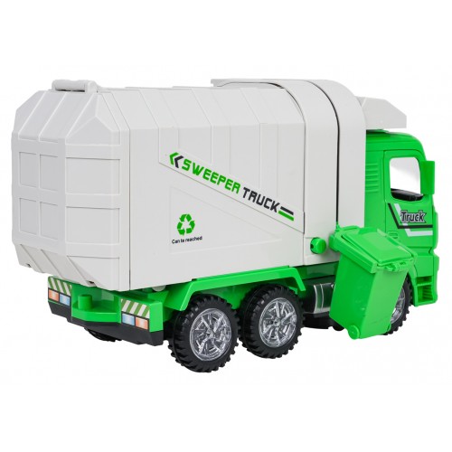 Garbage Truck with Lights and Sounds Green