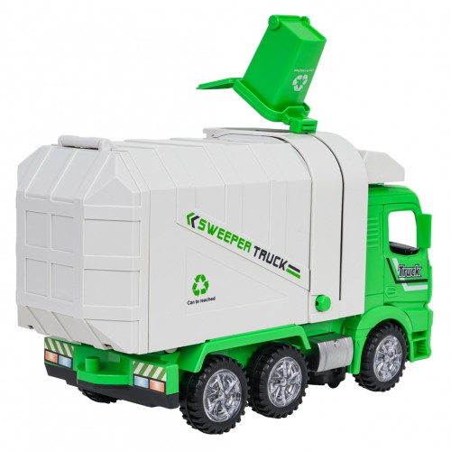 Garbage Truck with Lights and Sounds Green