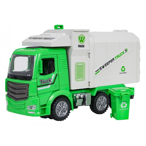 Garbage Truck with Lights and Sounds Green