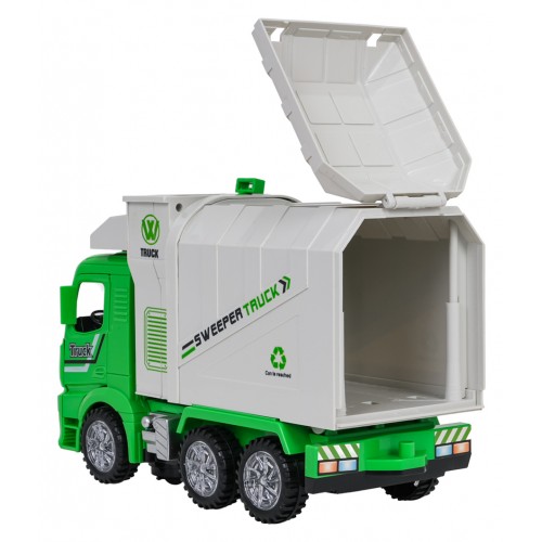 Garbage Truck with Lights and Sounds Green