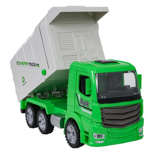 Garbage Truck with Lights and Sounds Green