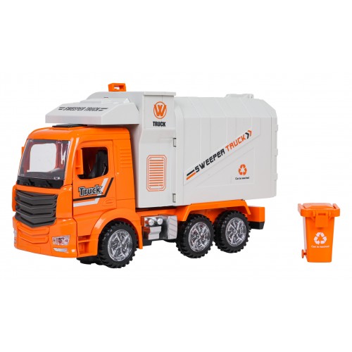 Garbage Truck with Lights and Sounds Orange