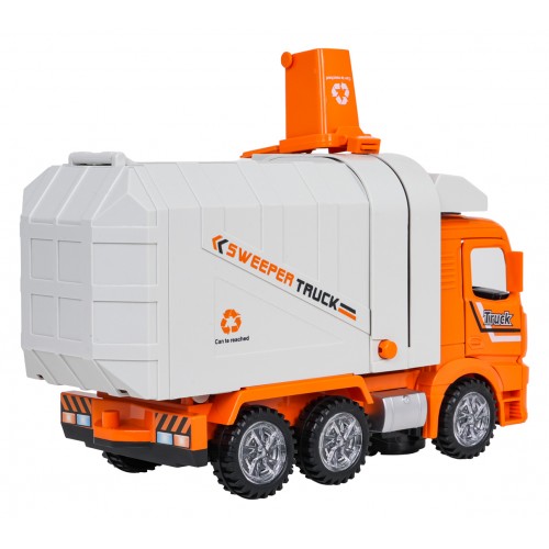 Garbage Truck with Lights and Sounds Orange