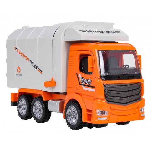 Garbage Truck with Lights and Sounds Orange