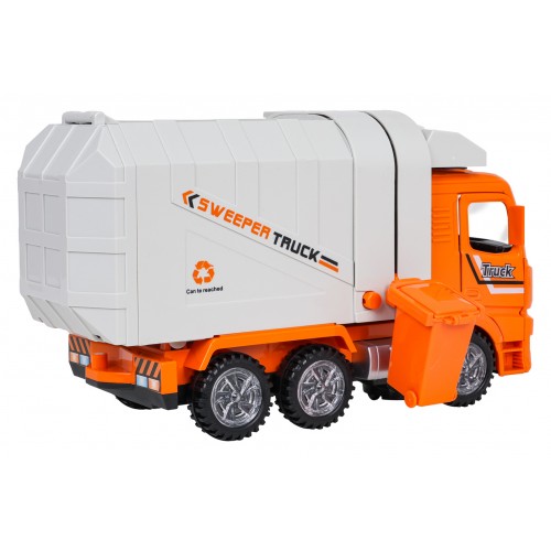 Garbage Truck with Lights and Sounds Orange
