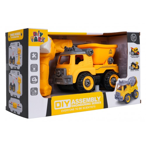 Disassembled Construction Dump Truck