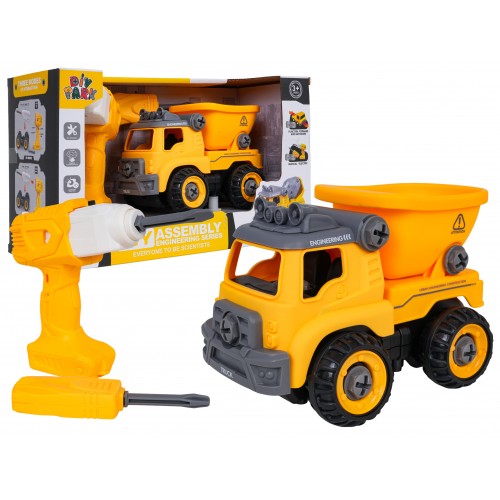 Disassembled Construction Dump Truck