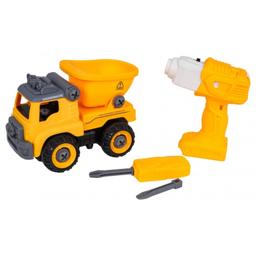 Disassembled Construction Dump Truck
