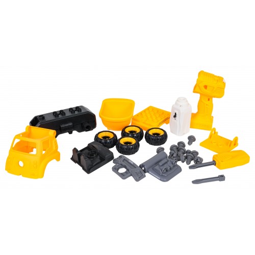Disassembled Construction Dump Truck