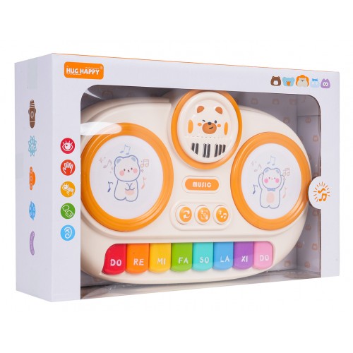 Keyboard + Touch Drums Teddy Bear