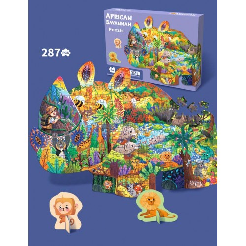 Puzzle Set 287pcs Safari