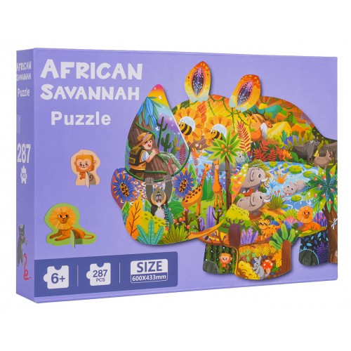 Puzzle Set 287pcs Safari