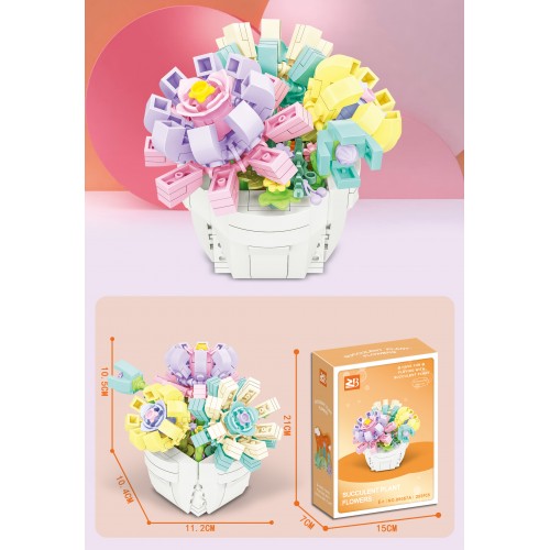 Flowers Block Set 253el.