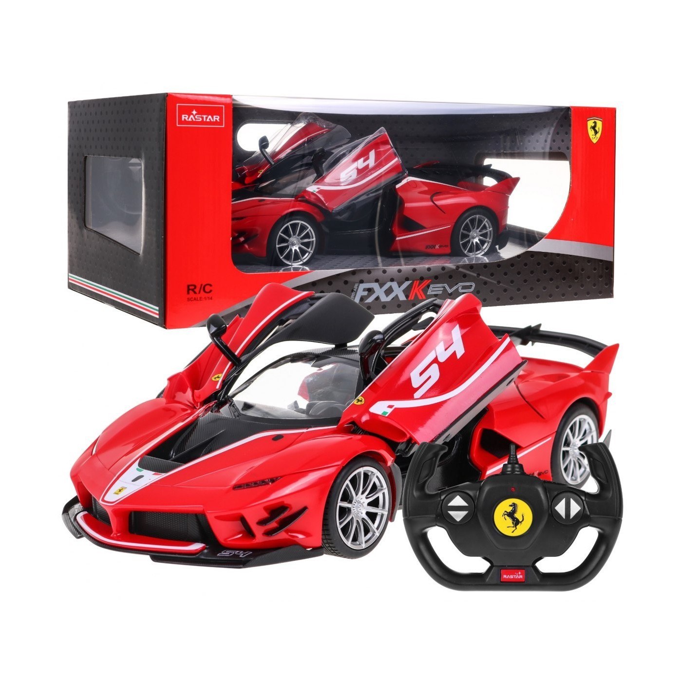 Toy car R/C Ferrari FXX K EVO 1:14 RASTAR | Ramizb2b.com
