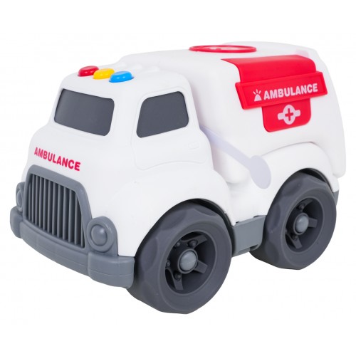 Ambulance Vehicle with Lights and Sounds Function