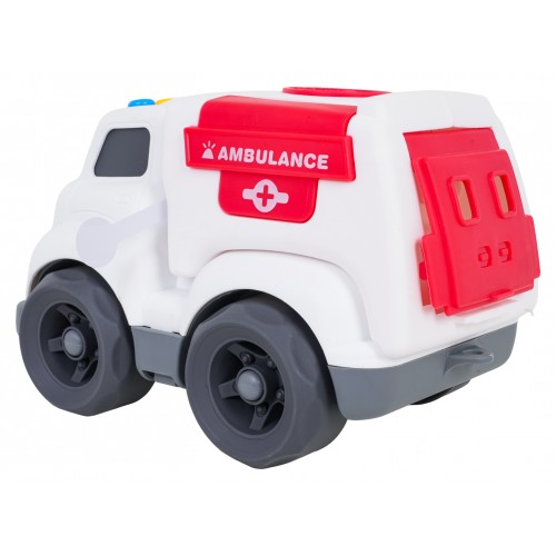Ambulance Vehicle with Lights and Sounds Function