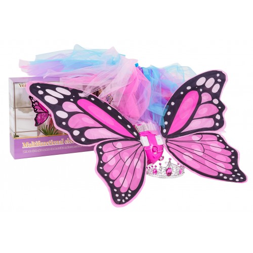 Butterfly Wings Set + Rainbow Dress