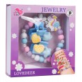 White Flower Unicorn Jewelry Set
