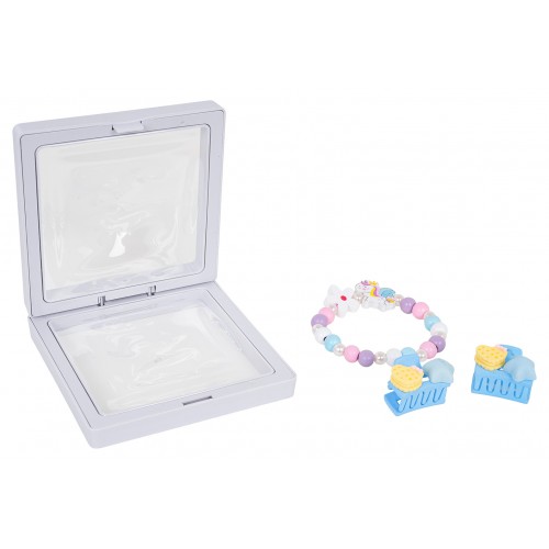 White Flower Unicorn Jewelry Set