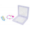 Pink Flower Unicorn Jewelry Set
