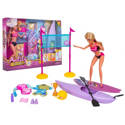 Doll Olga on Vacation + Accessories