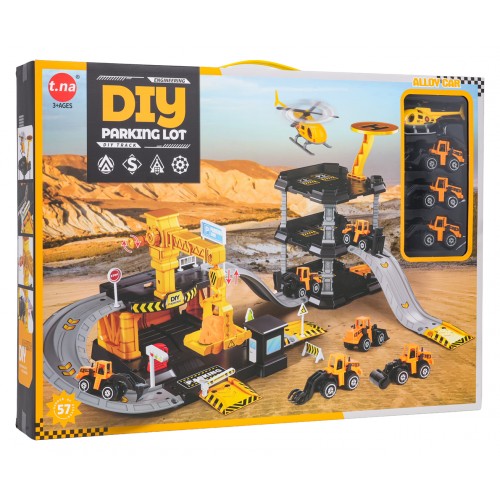 Parking and Construction Site Set + Cars
