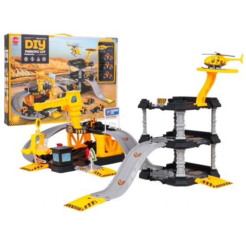 Parking and Construction Site Set + Cars