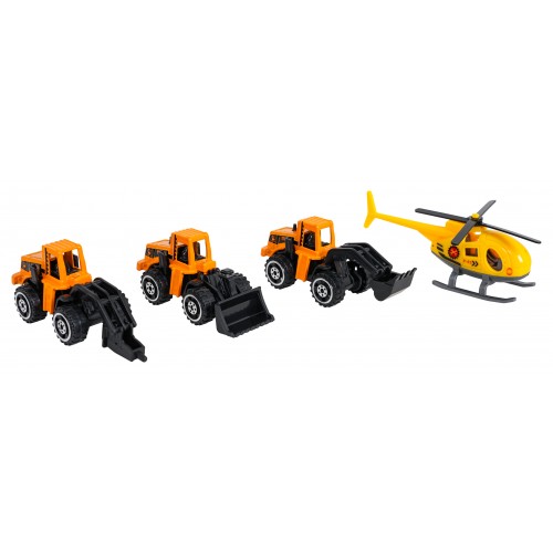 Parking and Construction Site Set + Cars