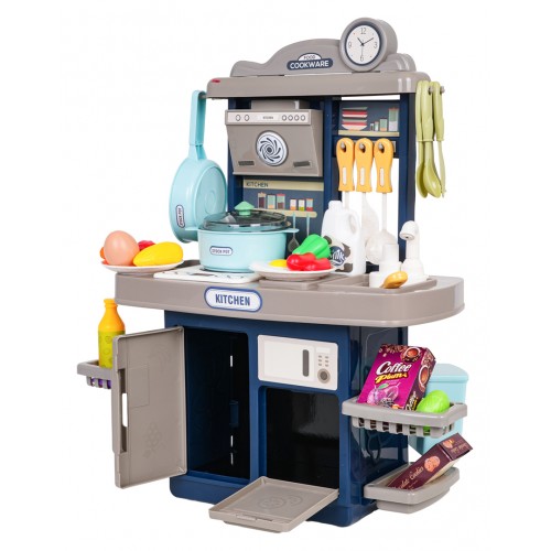 Blue Kitchen with Light and Sound Function + Accessories
