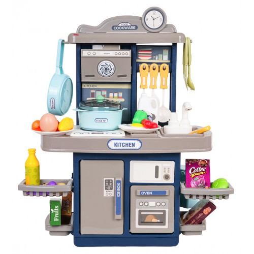 Blue Kitchen with Light and Sound Function + Accessories