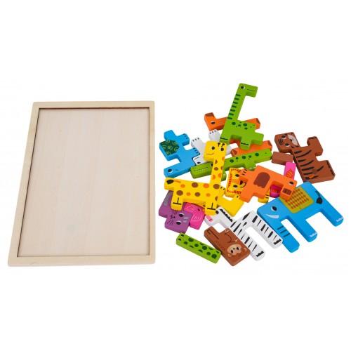 Wooden Animal Puzzle Set