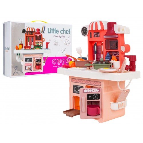 Kitchen with Light and Sound Function Pink