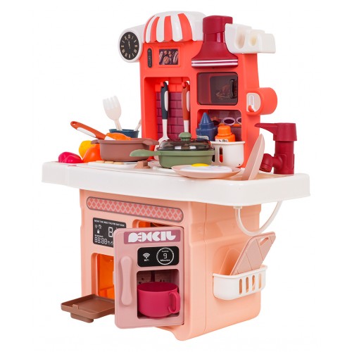 Kitchen with Light and Sound Function Pink