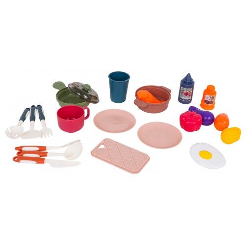 Kitchen with Light and Sound Function Pink