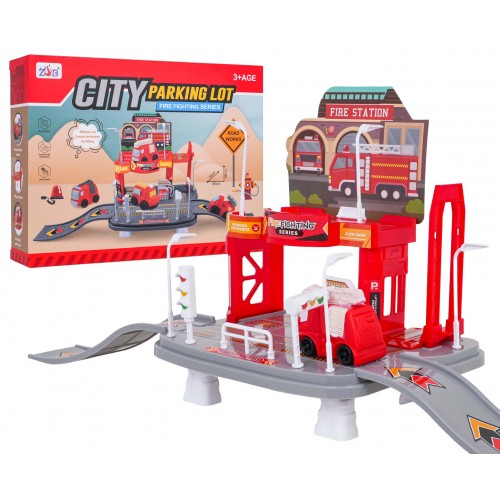 Fire Department Parking + Soft Vehicles Set