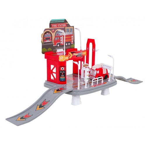 Fire Department Parking + Soft Vehicles Set