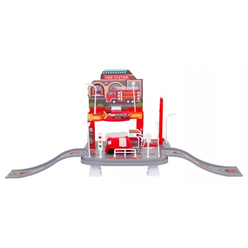 Fire Department Parking + Soft Vehicles Set