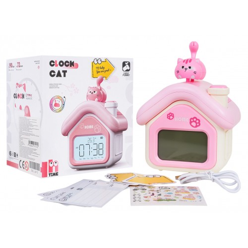 Alarm Clock Cat Watch