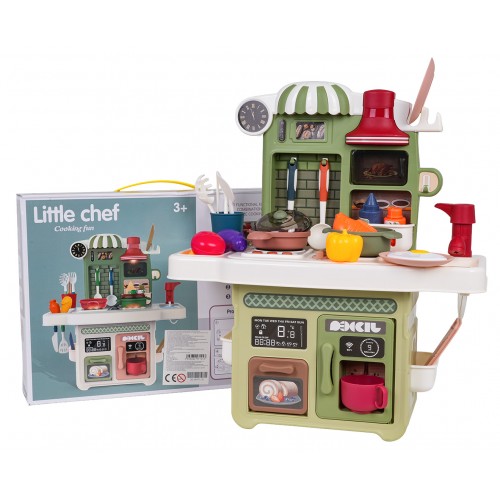 Kitchen with Light and Sound Function Green
