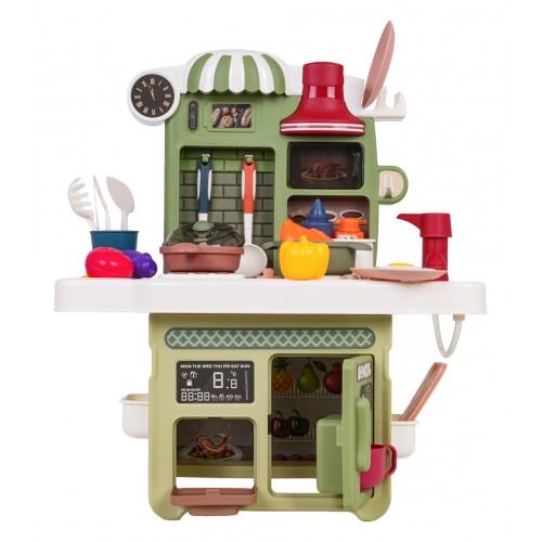 Kitchen with Light and Sound Function Green