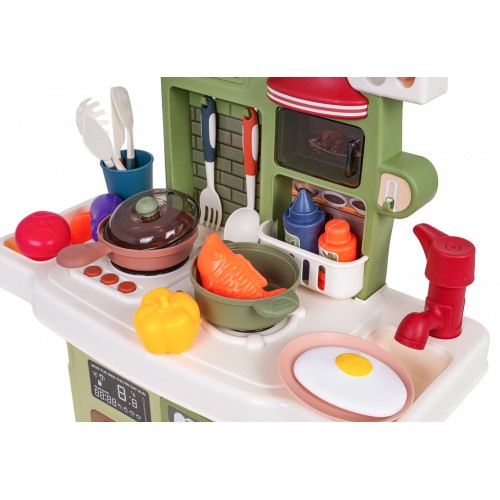 Kitchen with Light and Sound Function Green