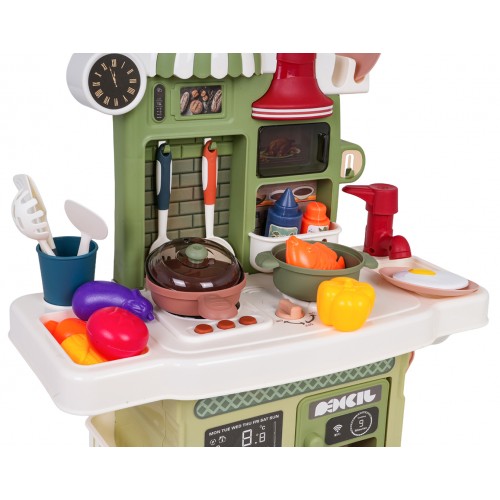 Kitchen with Light and Sound Function Green