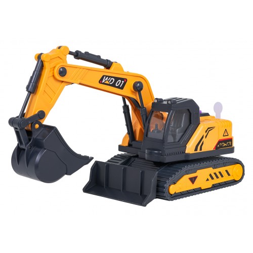 Excavator with Sound and Light Function 1:18