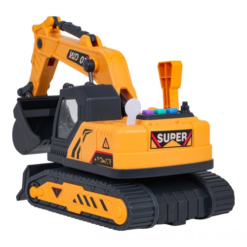 Excavator with Sound and Light Function 1:18
