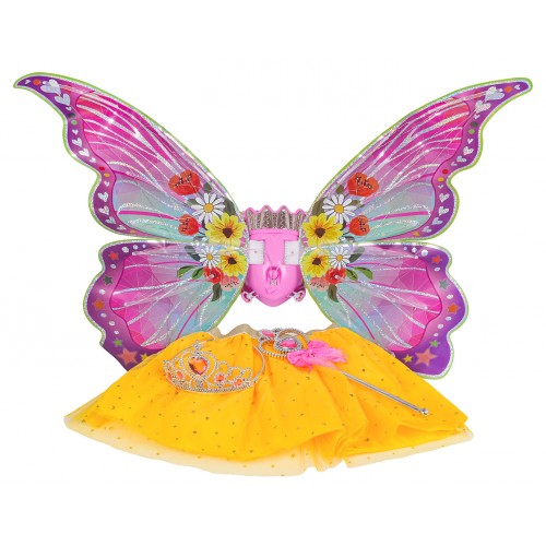 Butterfly Wings Set + Yellow Dress