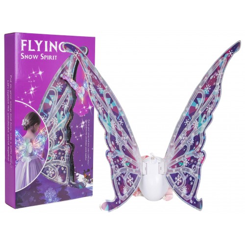 Illuminated Butterfly Wings with Music