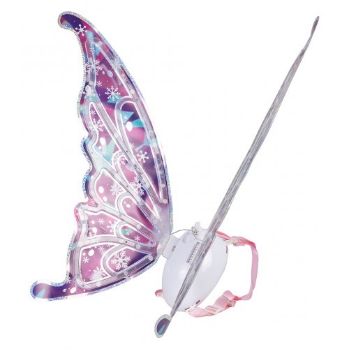 Illuminated Butterfly Wings with Music