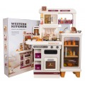 MEGA Kitchen with Light, Sound and Steam Function + Accessories Beige