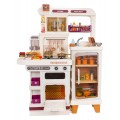 MEGA Kitchen with Light, Sound and Steam Function + Accessories Beige